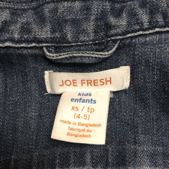 girls joe fresh jean jacket. - Picture 3 of 3